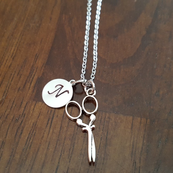 Stainless Steel Scissor Necklace - Picture 1 of 7